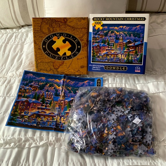 DOWDLE Rocky Mountain Christmas 🎄 Puzzle - Picture 5 of 8